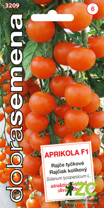 Dobré semená Paradajka tyč. čerešňové - Aprikola F1 10s