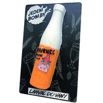Bohemia Gifts Šumivá pěnivá bomba do koupele Pivrnec 80 g man