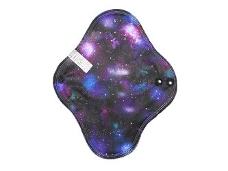 Denní vložka (PUL) - Tajemství vesmíru, fialový velur (kojenecký plyš)