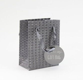 Taška small Glitter šedá - Dárkové tašky