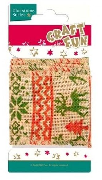 Ozdoba dekoracyjna taśma parciana 1m