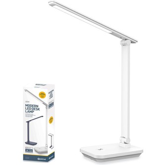 Platinet PDL6731W LED stolná lampa 5W USB nabíjacia biela