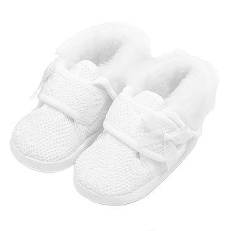 Kojenecké zimní capáčky ke křtu New Baby 6-12 m holka - velikost 6-12 m Kojenecké zimní capáčky ke křtu New Baby 6-12 m holka - velikost 6-12 m