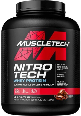 Protein Nitro-Tech Performance - MuscleTech - jahoda - 1810 g