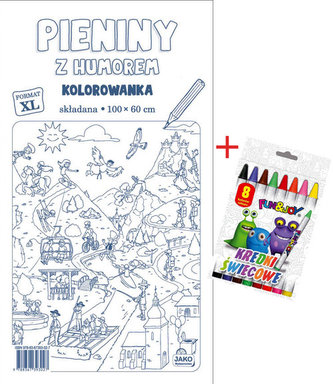 Pieniny z humorem Kolorowanka XL + kredki