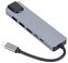 Mobilný rozbočovač eSTUFF 6-in-1 Nabíjanie USB-C, port USB-C na synchronizáciu/nabíjanie, HDMI, RJ45, USB 2.0