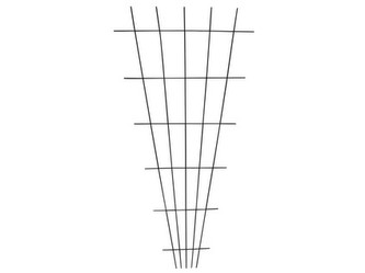 mřížka zahradní IVY 150x75cm kov/PH