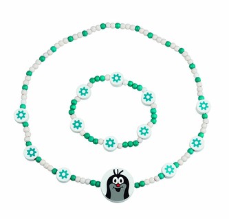 Bižuterní sada krtek a kytičky