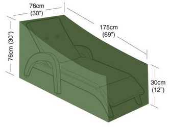 plachta krycí na plážové lehátko 30x76cm/76x76x175cm, PE 90g/m2