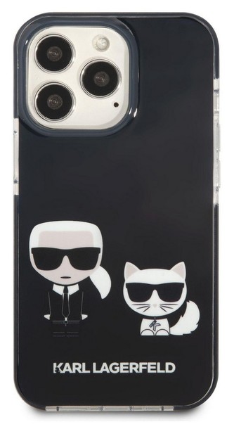 Karl lagerfeld TPE puzdro iPhone 13 Pro Max, čierne