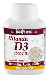 MedPharma Vitamin D3 1000 I.U. 107 tobolek