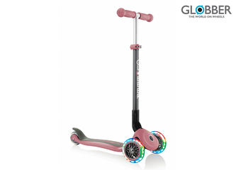 Globber Kolobežka Primo Foldable Lights Deep pastel pink