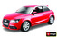 Bburago Audi A1 červená 1:24
