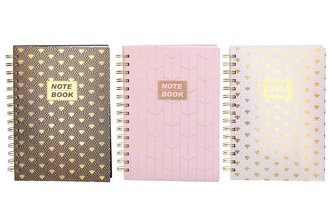 Notes spirála linkovaný 15x21 cm, 96 stran