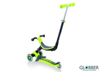 Globber Koloběžka Go Up Foldable Plus Lights Lime Green