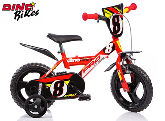Dino Bikes Dětské kolo 12" červené 2017