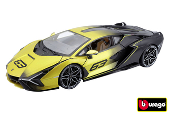 Bburago 1:18 TOP Lamborghini Sian FKP 37 yelow Bburago 1:18 TOP Lamborghini Sian FKP 37 yelow