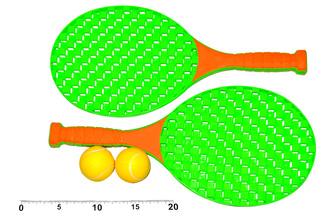 Tenisový soft set 41 cm