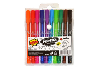 Propiska farebná sada 10 ks
