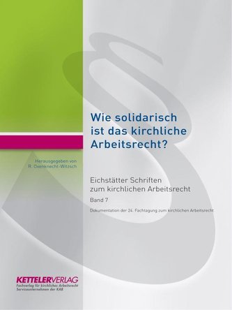Eichstätter Schriften zum kirchlichen Arbeitsrecht 2022