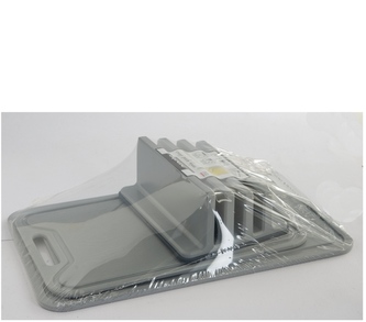 Sada 2 prkénka a stojan S/M antracit 31x19x6cm