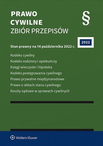 Prawo cywilne. Zbiór przepisów w.2022