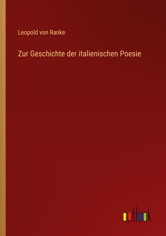 Zur Geschichte der italienischen Poesie