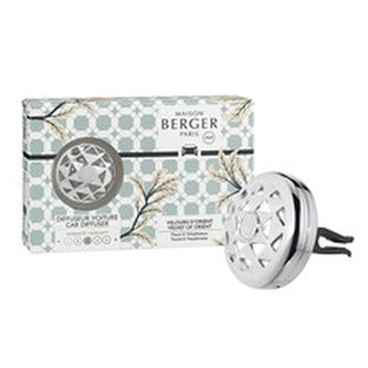 Maison Berger Paris Dárková sada difuzér do auta Adagio stříbrný + náplň Samet z Orientu unisex
