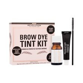 Makeup Revolution London Brow Dye Tint barva na obočí 5 ml + aktivátor barvy na obočí 10 ml