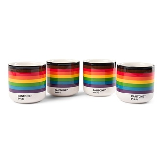 PANTONE Cortado termo hrnek set 4ks - Pride v dárkovém balení