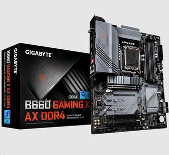 GIGABYTE MB Sc LGA1700 B660 GAMING X AX DDR4, Intel B660, 4xDDR4, 1xDP, 1xHDMI, WI-FI