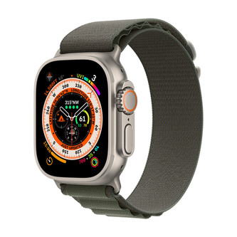 Apple Watch 49mm zelený alpský ťah - L