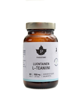 Puhdistamo - L-Theanine Natural 60 kapslí (Luontainen L-Teaniini)