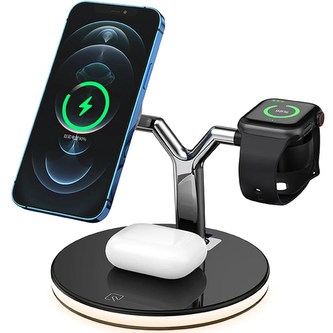 1stCOOL bezdrátová QI nabíjecí stanice 3v1, MagSafe kompatibilní 1stCOOL bezdrátová QI nabíjecí stanice 3v1, MagSafe kompatibilní