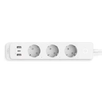 Chytrá zásuvka TP-Link Tapo P300 3x french socket, 2x USB, 1x USB C, regulace 230V přes IP, Cloud, WiFi Chytrá zásuvka TP-Link Tapo P300 3x french socket, 2x USB, 1x USB C, regulace 230V přes IP, Cloud, WiFi