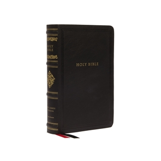 KJV, Wide-Margin Reference Bible, Sovereign Collection, Leathersoft, Black, Red Letter, Comfort Print