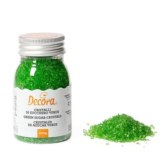 Cukrové zdobení 100g zelené - Decora