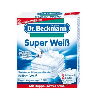 Dr. Beckmann Super bieliace šáčky na bielizeň extra silné 2x40g