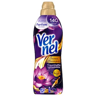 Vernel Aromatherapie koncentrovaná aviváž s relaxačním olejem vůně Lotusový květ 850ml