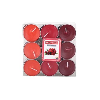 SVÍČKA ČAJOVÁ BRUSINKA, 18KS