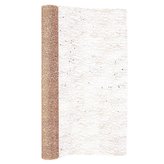 Dekorativní organza růžová 48cmx250cm