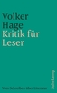 Kritik für Leser