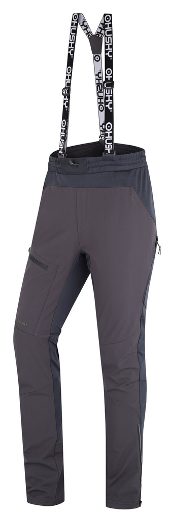 Pánské outdoor kalhoty Kixees M dk. grey - XXL