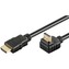 PremiumCord vysokorychlostní HDMI kabel s Ethernetem (90°) 2m