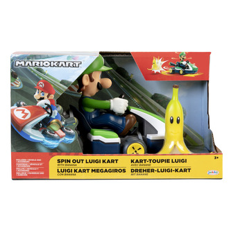 Autíčko šmykujúce + figúrka Luigi