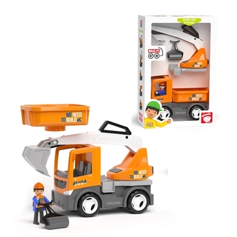 MULTIGO ÚDRŽBA SILNIC 2+1 - Auto s Igráčkem, bagr, valník, válec