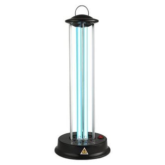 70413 UVC Germicidní/dezinfekční lampa Luxera 2F11 2x18W IP20 černá