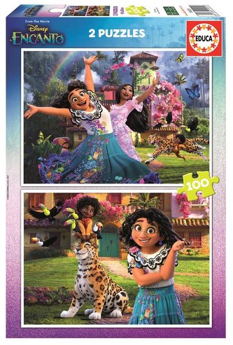 Puzzle 2x100 Nasze magiczne Encanto - Disney G3