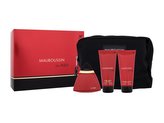 Mauboussin Mauboussin in Red parfémovaná voda 100 ml + sprchový gel 100 ml + tělové mléko 100 ml + kosmetická taštička
