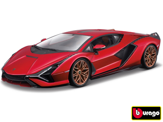 Bburago Lamborghini Sián FKP 37 1:18 červená